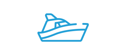 A boat icon