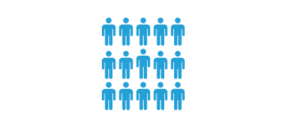 An icon of a crowd of people