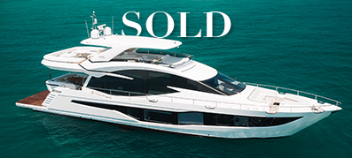Galeon 800 FLY with SOLD heading