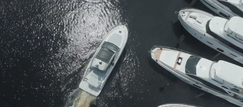 Azimut Yachts out on the water