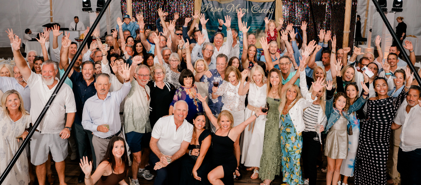 Azimut owners take a group picture at the Montauk Yacht club
