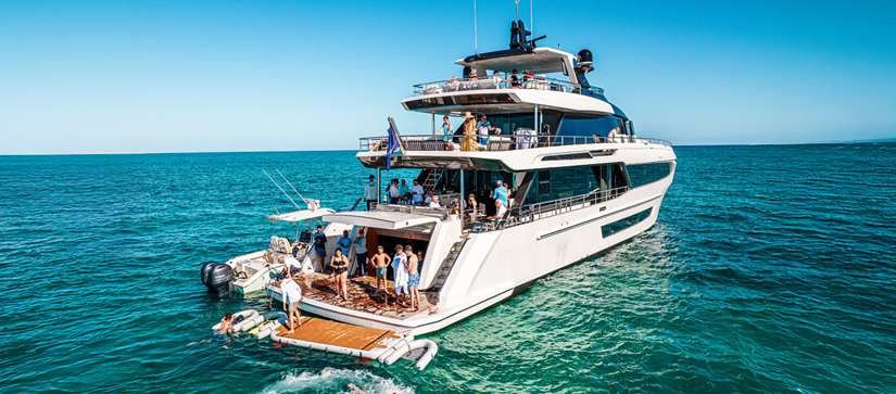 Ocean Alexander owners gathered at the Rendezvous event on the water