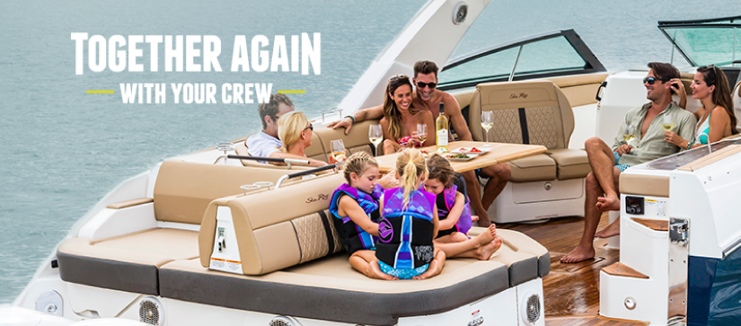 People and friends having fun on their yacht