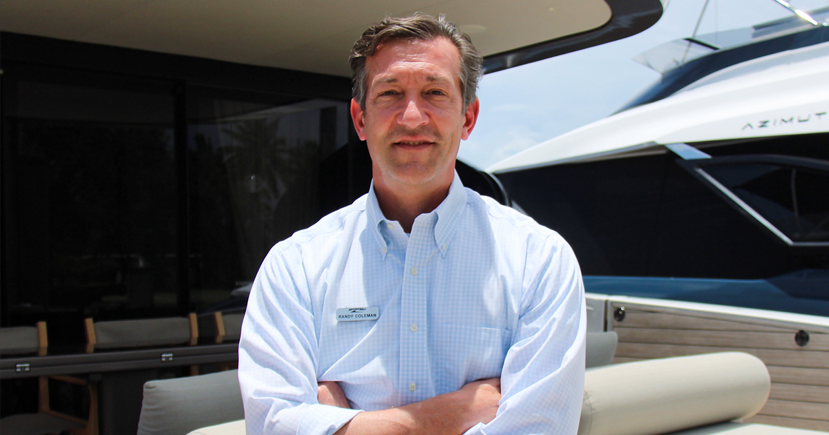 Marinemax Yachts Appoints Randy Coleman As Azimut Brand Manager