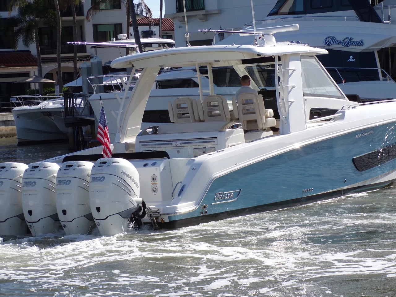 2018 Boston Whaler 420 OUTRAGE 42.0 feet, Naples, FL #4