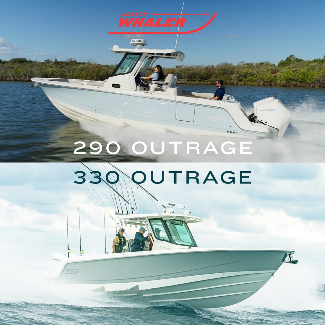 Boston Whaler 290 & 330 Outrage