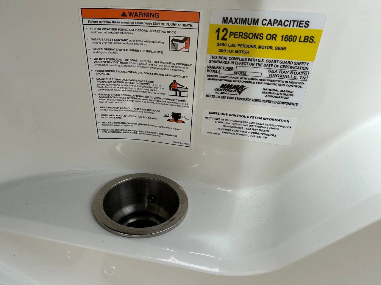 2027 Sea Ray SPX 210 Outboard 21.0 feet, Clearwater, Florida #43